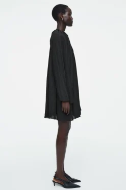 COS PLISSÉ MINI DRESS-Women Dresses & Jumpsuits