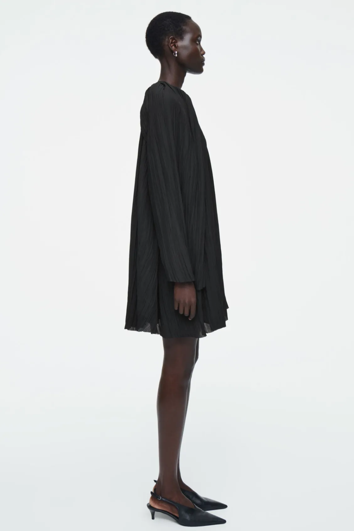 COS PLISSÉ MINI DRESS-Women Dresses & Jumpsuits