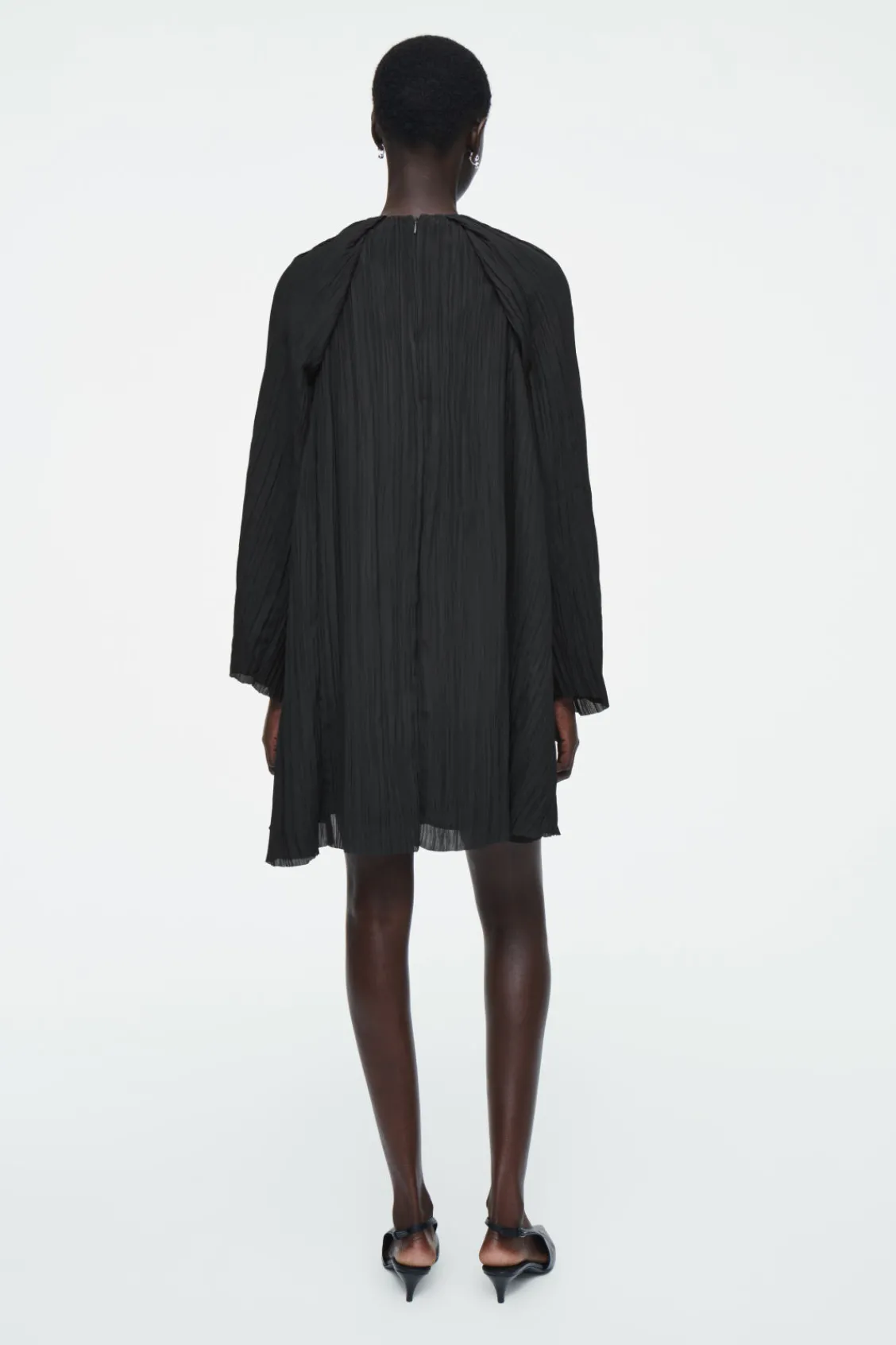 COS PLISSÉ MINI DRESS-Women Dresses & Jumpsuits
