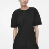 COS PLISSÉ TOP-Women Tops