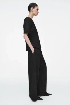 COS PLISSÉ WIDE-LEG PANTS-Women Pants