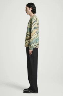 COS PRINTED ALPACA-BLEND SWEATER- Sweaters & Cardigans