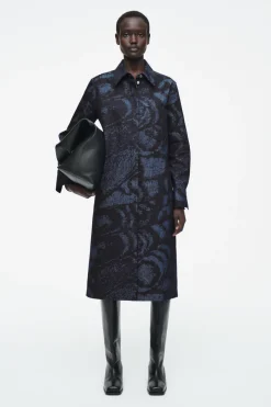 COS PRINTED DENIM SHIRT DRESS-Women Dresses & Jumpsuits