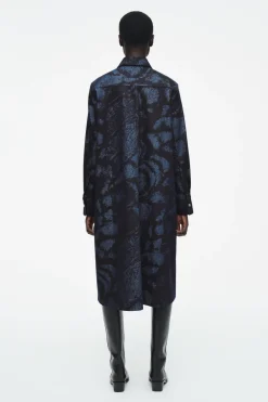 COS PRINTED DENIM SHIRT DRESS-Women Dresses & Jumpsuits