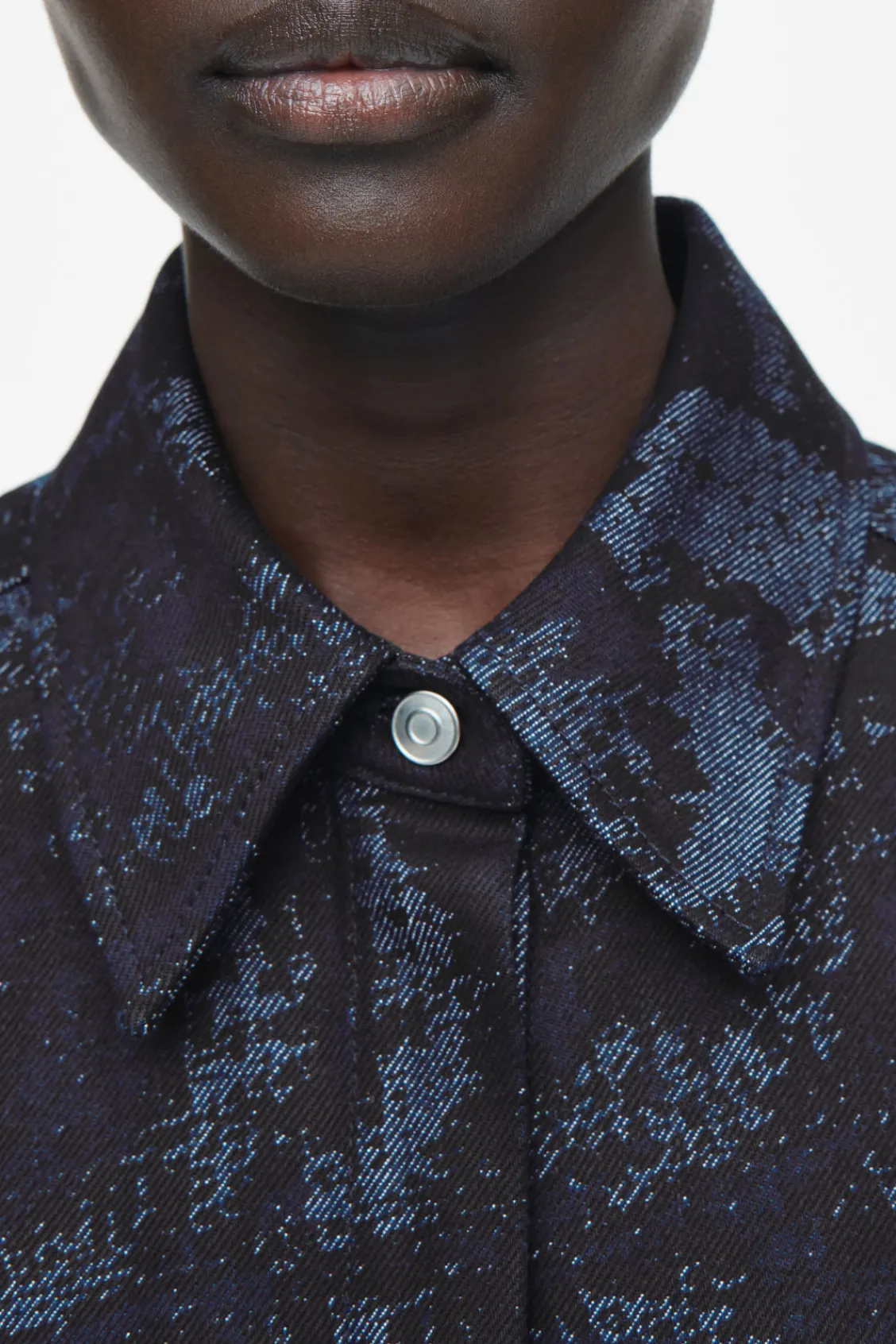 COS PRINTED DENIM SHIRT DRESS-Women Dresses & Jumpsuits