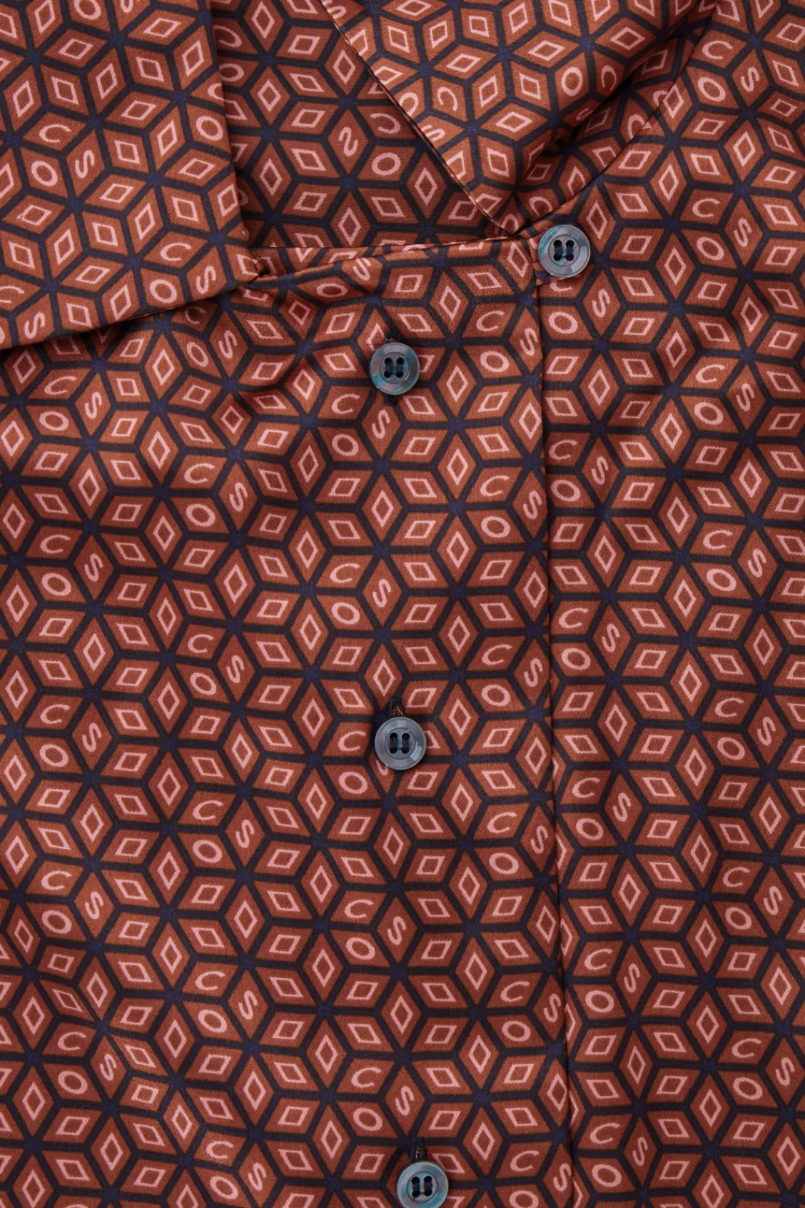 COS PRINTED PURE SILK PAJAMA SHIRT-Women Shirts & Blouses | Tops