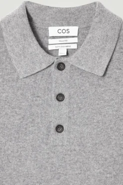COS PURE CASHMERE POLO SHIRT- Polo Shirts | Cashmere