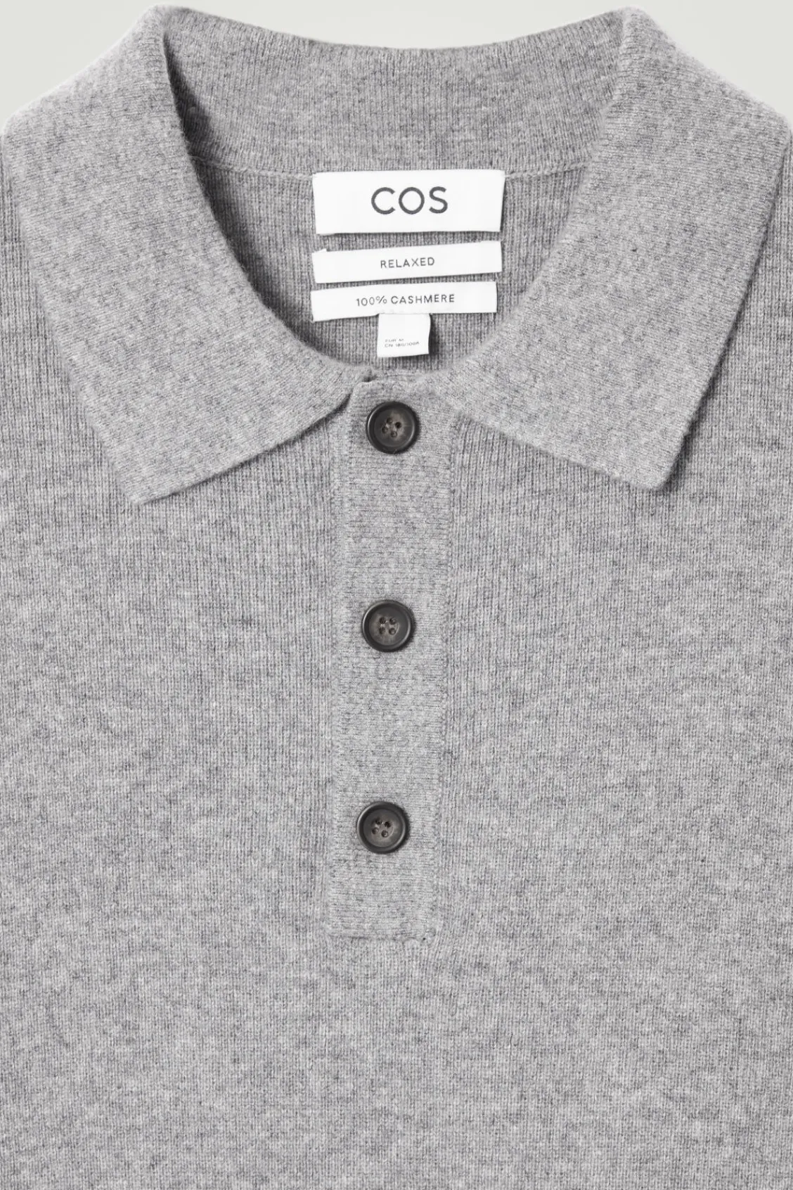 COS PURE CASHMERE POLO SHIRT- Polo Shirts | Cashmere