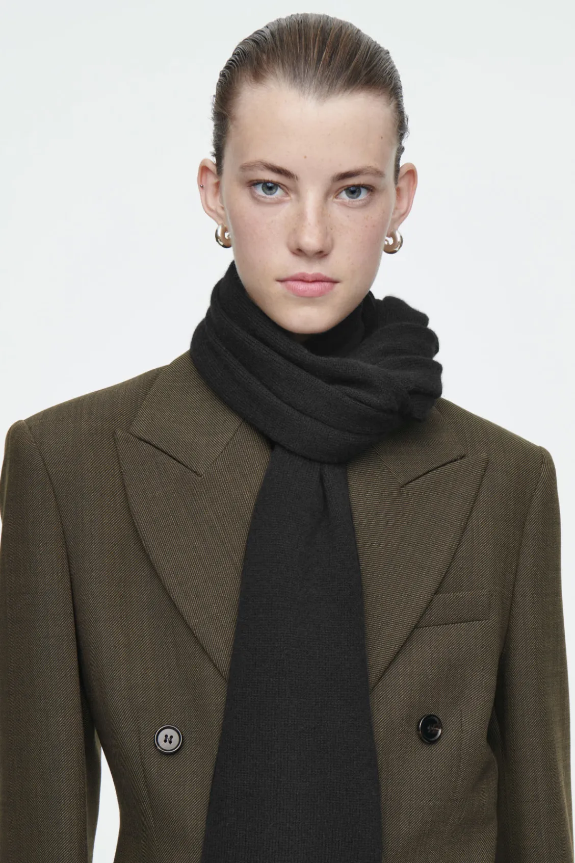 COS PURE CASHMERE SCARF-Women Hats & Scarves | Cashmere
