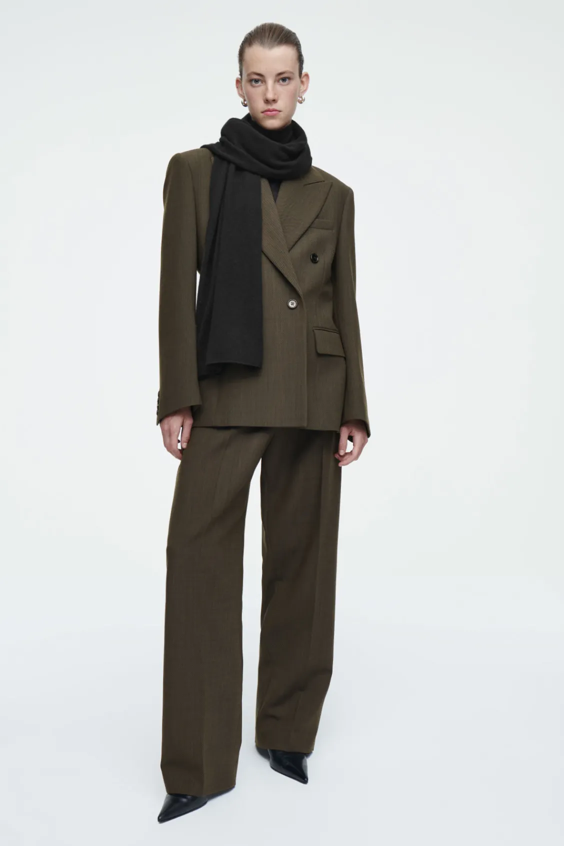 COS PURE CASHMERE SCARF-Women Hats & Scarves | Cashmere