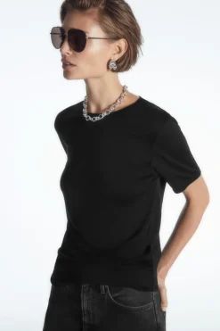 COS PURE SILK T-SHIRT-Women T-Shirts | Tops