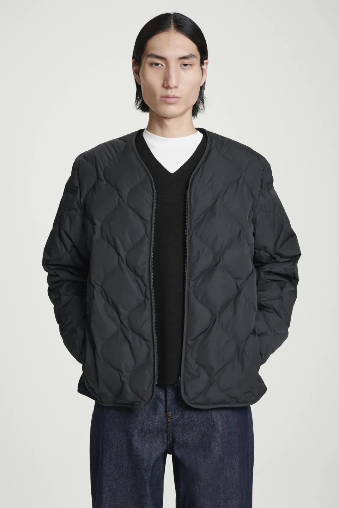 COS QUILTED DOWN LINER JACKET- Coats & Jackets
