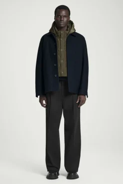 COS QUILTED HOODED HYBRID VEST- Hats & Scarves | Coats & Jackets