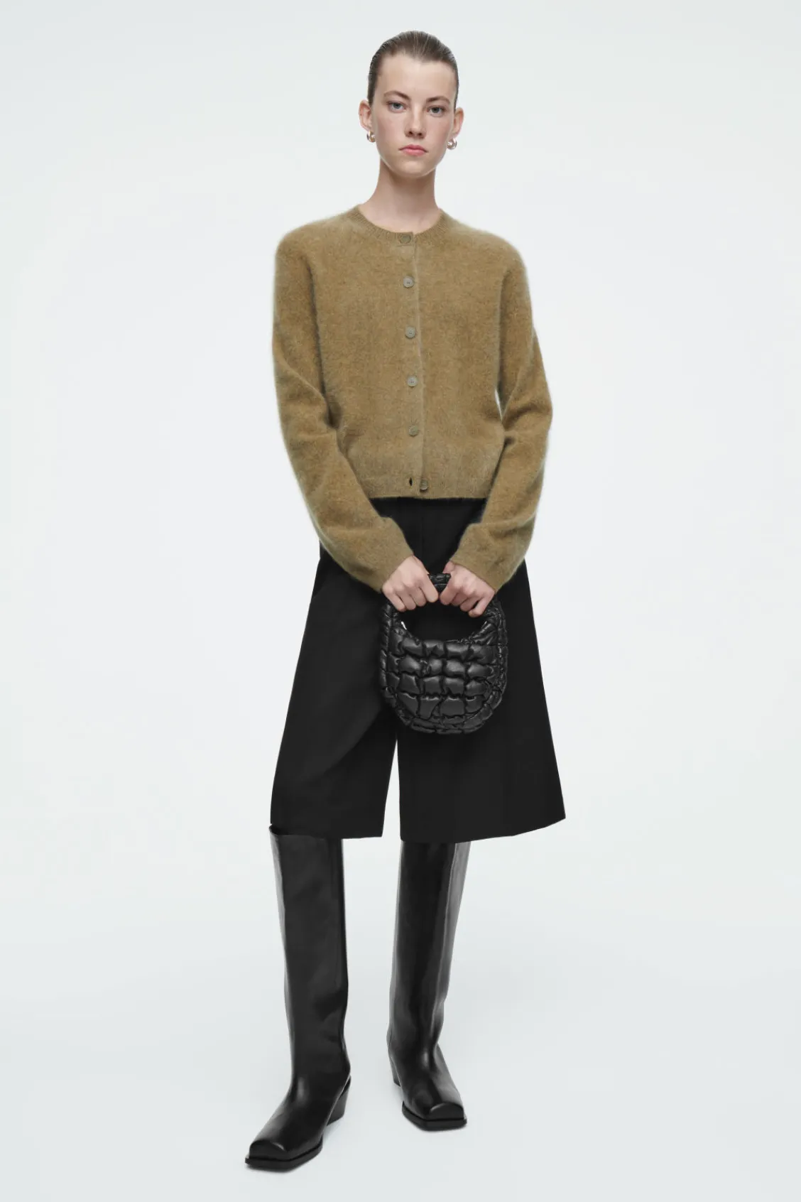 COS QUILTED MICRO BAG - LEATHER-Women Bags