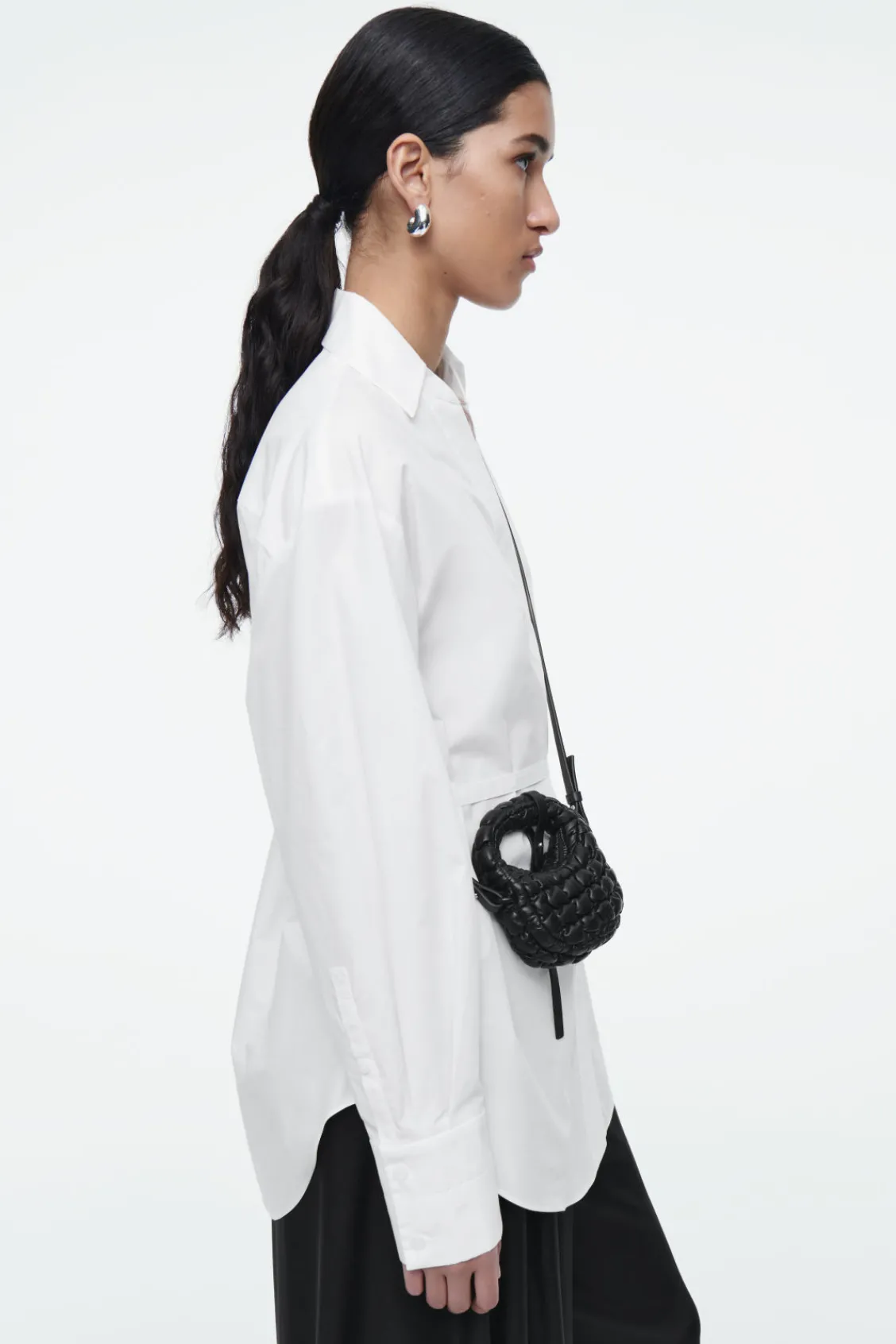 COS QUILTED NANO CROSSBODY - LEATHER-Women Bags