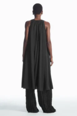 COS RACER-NECK MIDI DRESS-Women Dresses & Jumpsuits