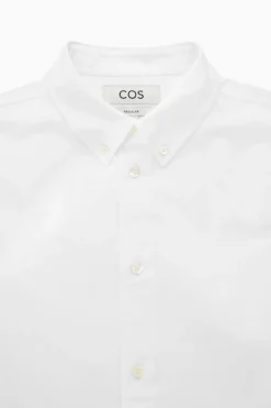 COS REGULAR BUTTON-DOWN COLLAR COTTON OXFORD SHIRT- Shirts