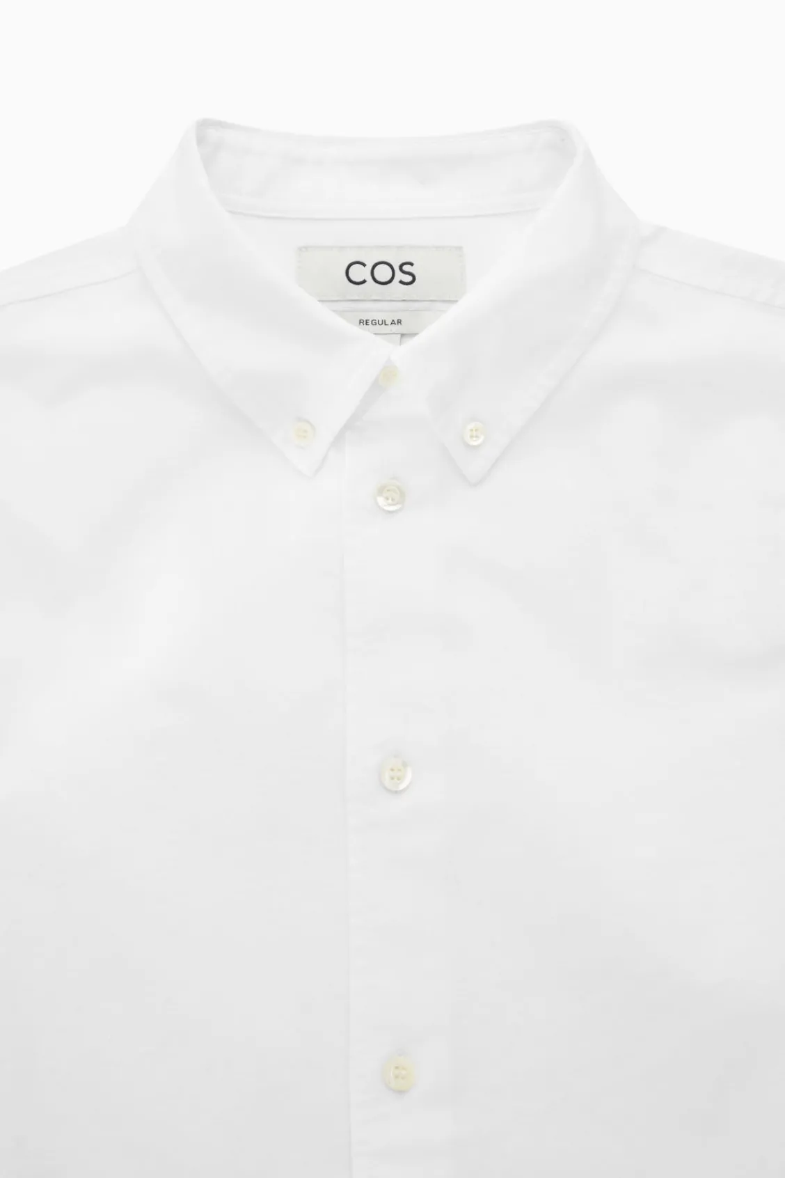 COS REGULAR BUTTON-DOWN COLLAR COTTON OXFORD SHIRT- Shirts