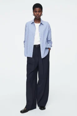 COS REGULAR CURVED-HEM SHIRT-Women Shirts & Blouses | Tops