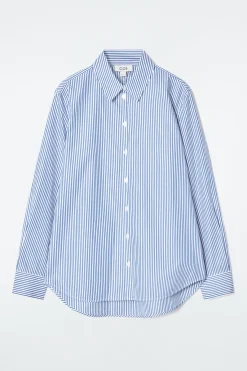 COS REGULAR CURVED-HEM SHIRT-Women Shirts & Blouses | Tops
