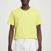 COS REGULAR LIGHTWEIGHT BRUSHED-COTTON T-SHIRT- T-Shirts