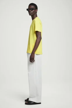 COS REGULAR LIGHTWEIGHT BRUSHED-COTTON T-SHIRT- T-Shirts