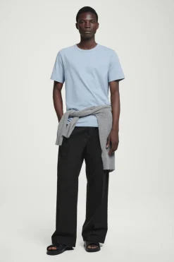 COS REGULAR LIGHTWEIGHT BRUSHED-COTTON T-SHIRT- T-Shirts