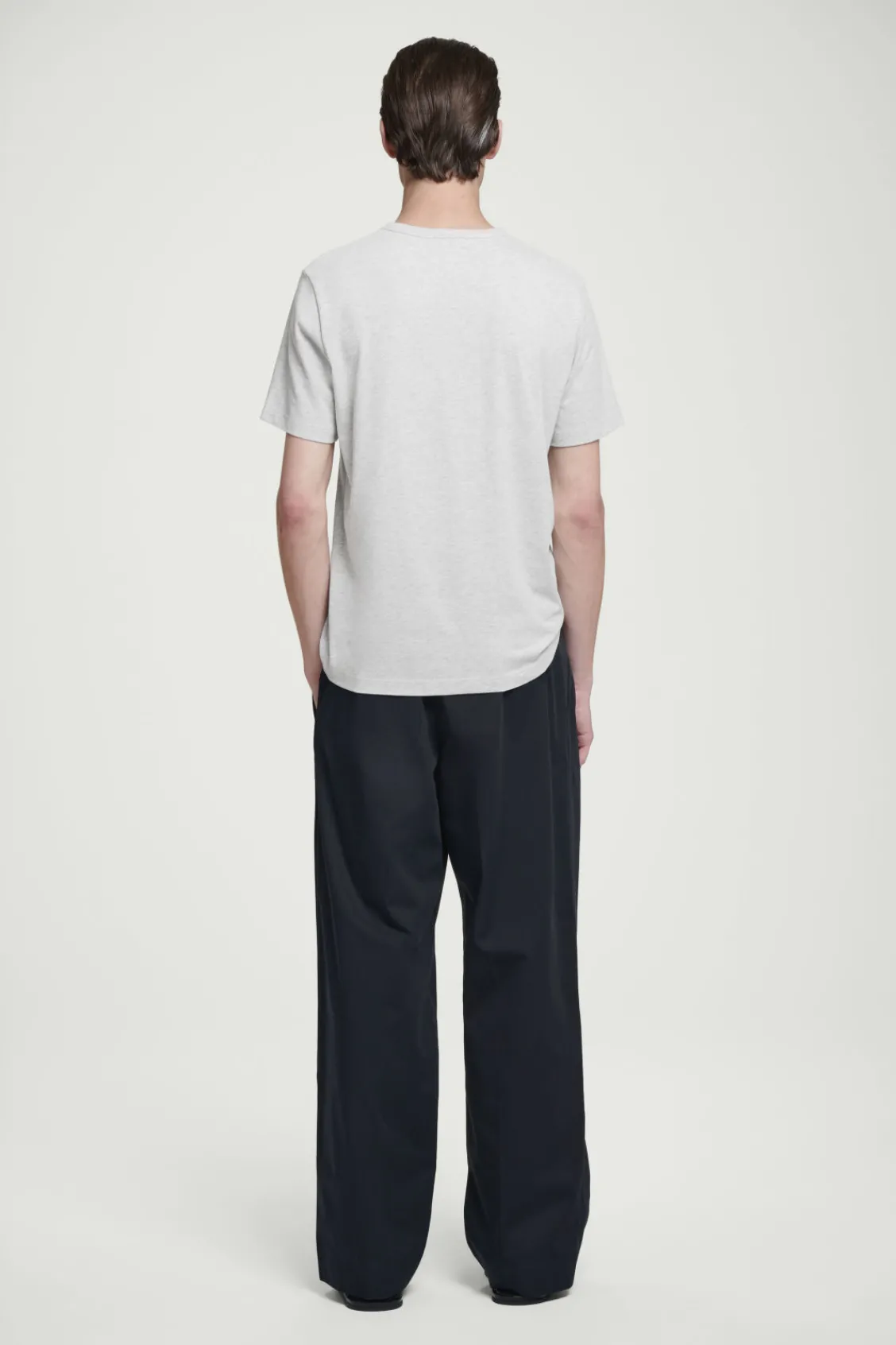 COS REGULAR LIGHTWEIGHT BRUSHED-COTTON T-SHIRT- T-Shirts