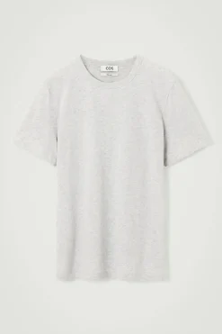 COS REGULAR LIGHTWEIGHT BRUSHED-COTTON T-SHIRT- T-Shirts