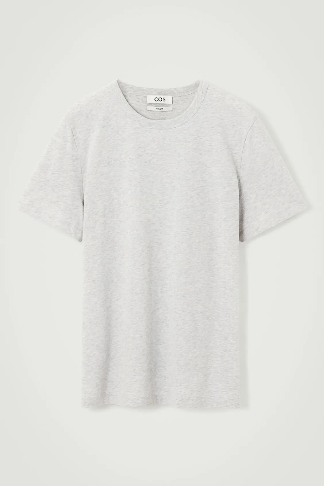 COS REGULAR LIGHTWEIGHT BRUSHED-COTTON T-SHIRT- T-Shirts