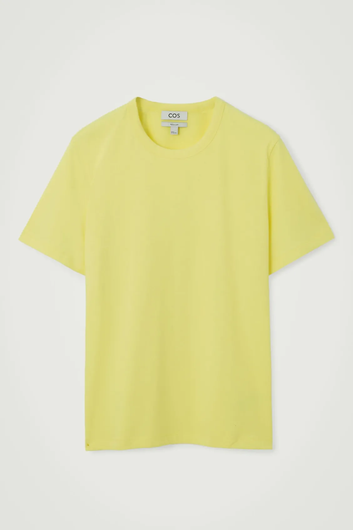 COS REGULAR LIGHTWEIGHT BRUSHED-COTTON T-SHIRT- T-Shirts