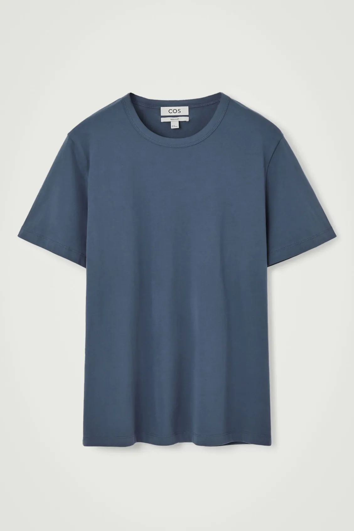 COS REGULAR LIGHTWEIGHT BRUSHED-COTTON T-SHIRT- T-Shirts
