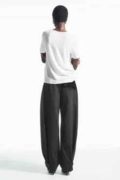 COS REGULAR LINEN T-SHIRT-Women T-Shirts | Tops