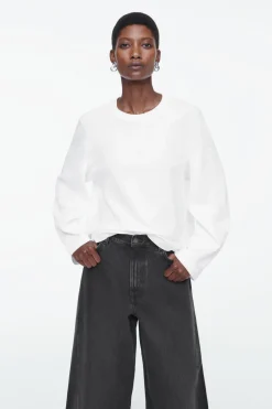COS REGULAR LONG-SLEEVED T-SHIRT-Women Tops