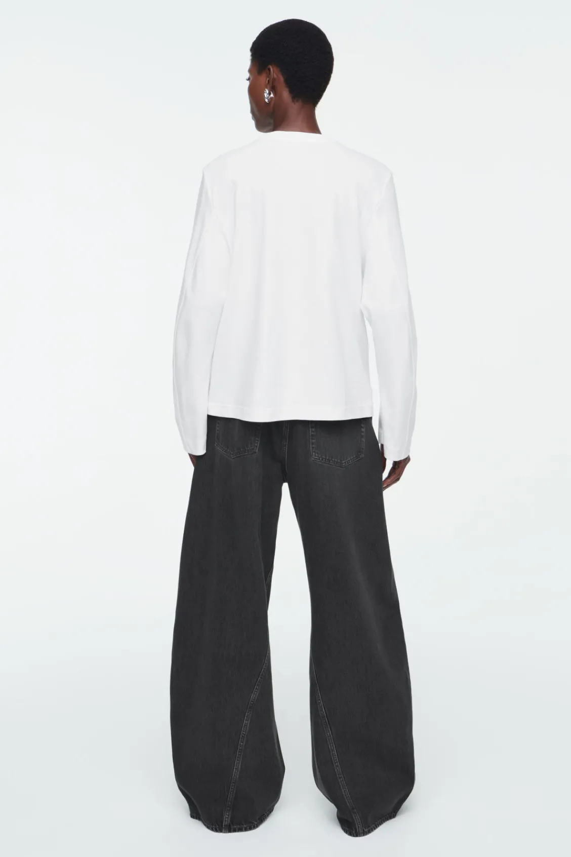 COS REGULAR LONG-SLEEVED T-SHIRT-Women Tops