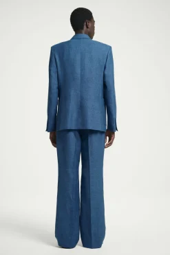 COS REGULAR TAILORED LINEN FLARED PANTS- Suits & Tailoring | Pants
