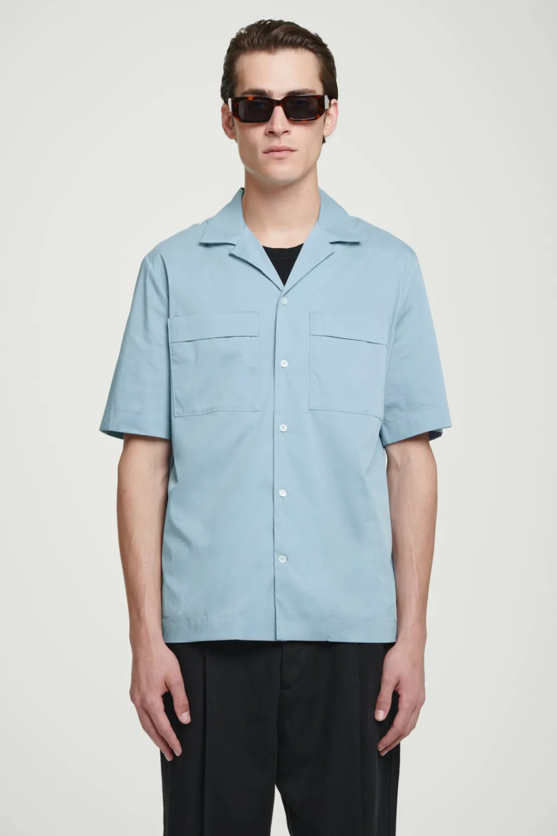 COS REGULAR UTILITY COTTON SHORT-SLEEVED SHIRT- Matching Sets | Shirts