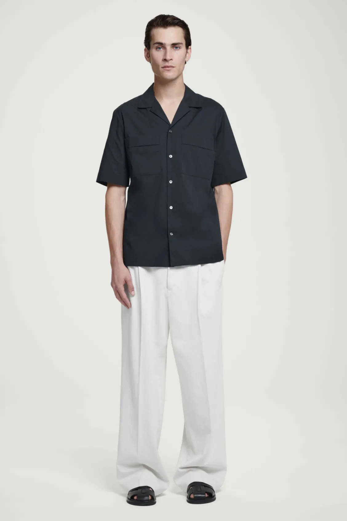 COS REGULAR UTILITY COTTON SHORT-SLEEVED SHIRT- Matching Sets | Shirts