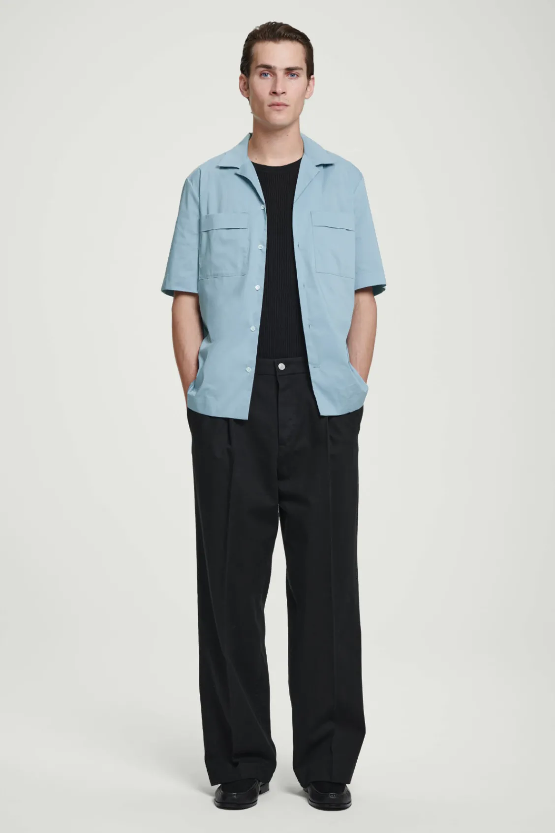 COS REGULAR UTILITY COTTON SHORT-SLEEVED SHIRT- Matching Sets | Shirts