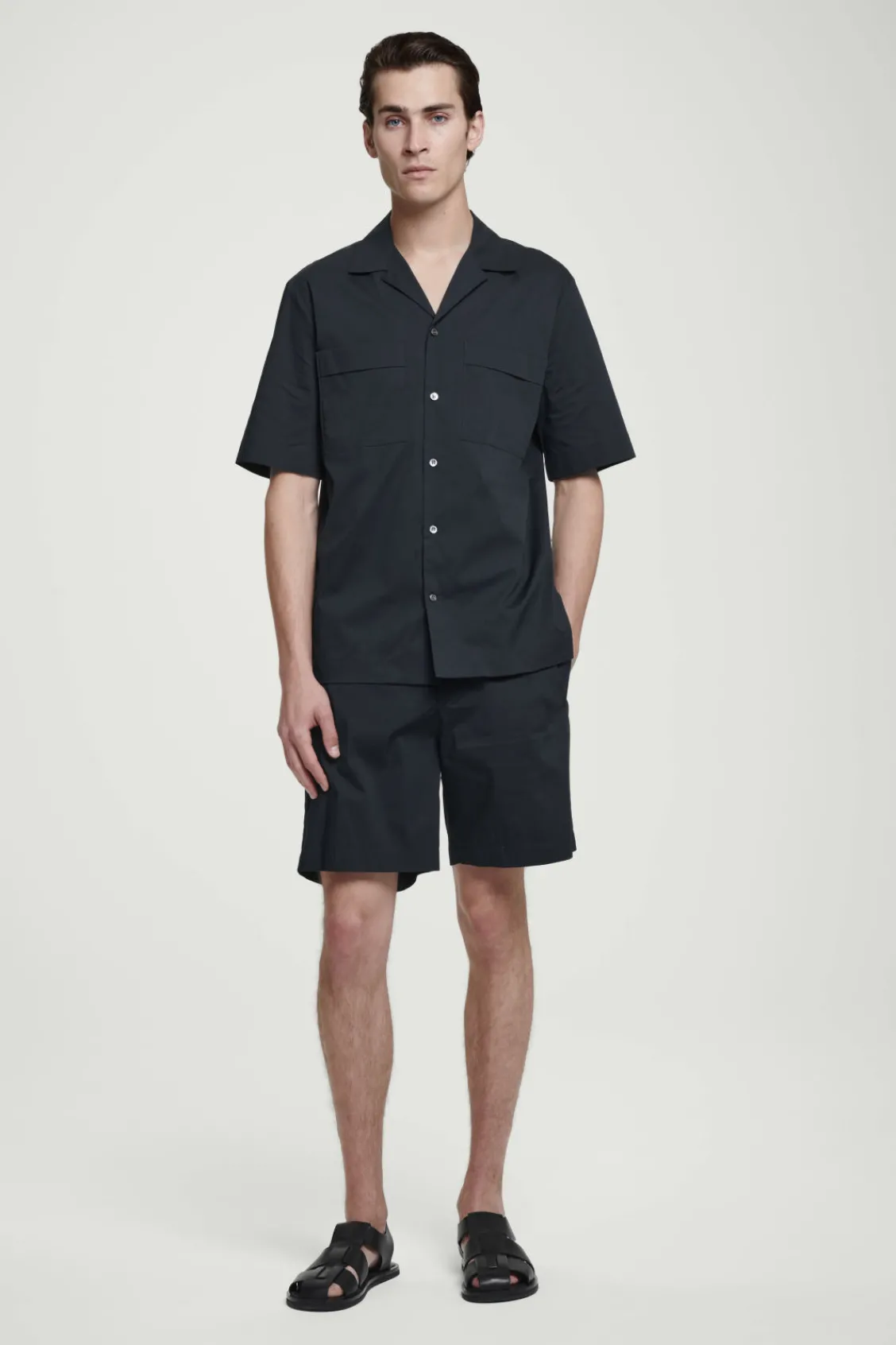 COS REGULAR UTILITY COTTON SHORT-SLEEVED SHIRT- Matching Sets | Shirts