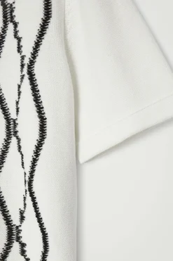 COS RELAXED ABSTRACT ARGYLE-KNIT SHIRT- Shirts | Sweaters & Cardigans