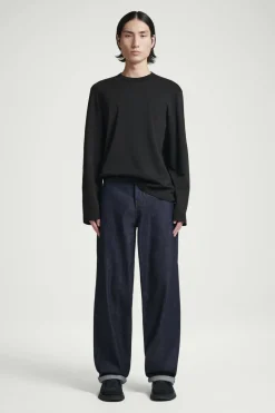 COS RELAXED COTTON-JERSEY LONG-SLEEVED T-SHIRT- T-Shirts