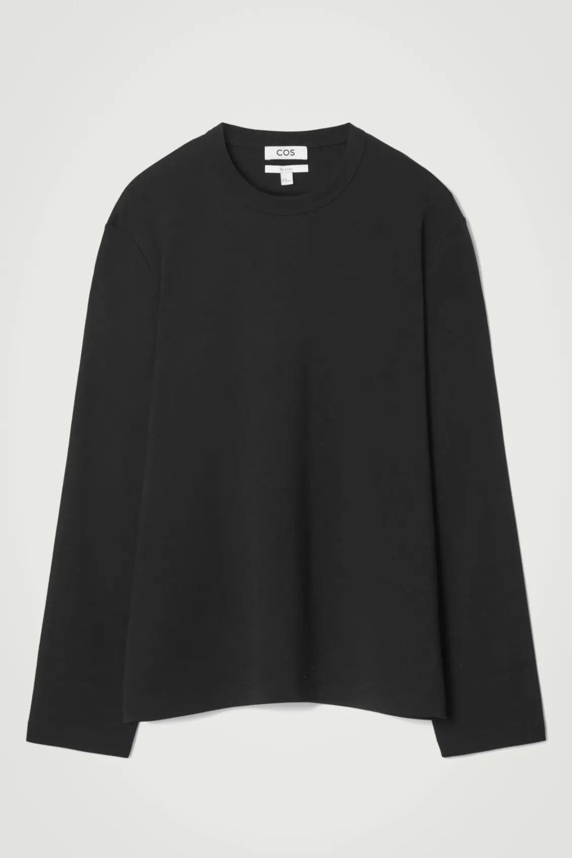 COS RELAXED COTTON-JERSEY LONG-SLEEVED T-SHIRT- T-Shirts