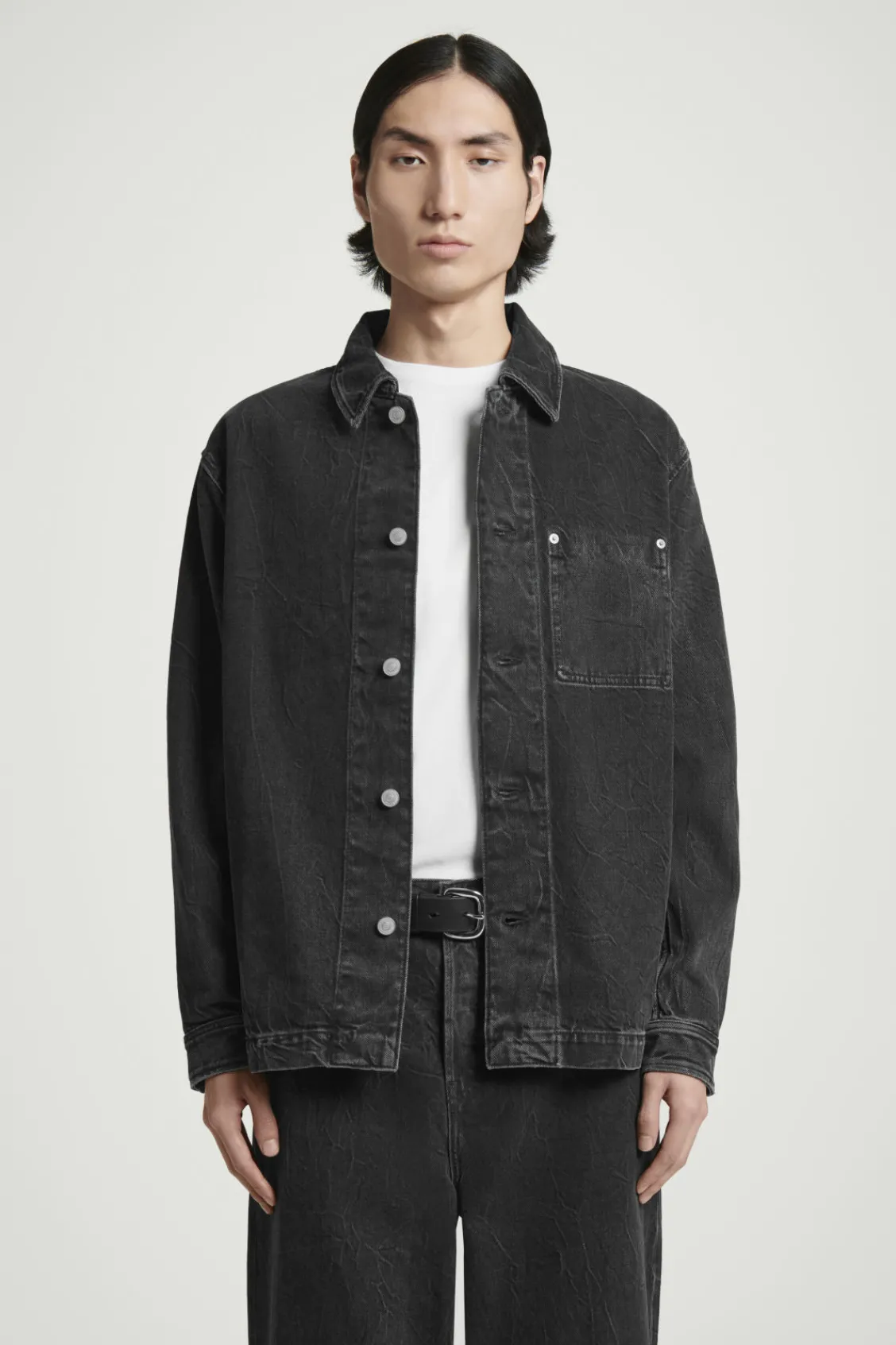 COS RELAXED DENIM OVERSHIRT- Shirts | Coats & Jackets