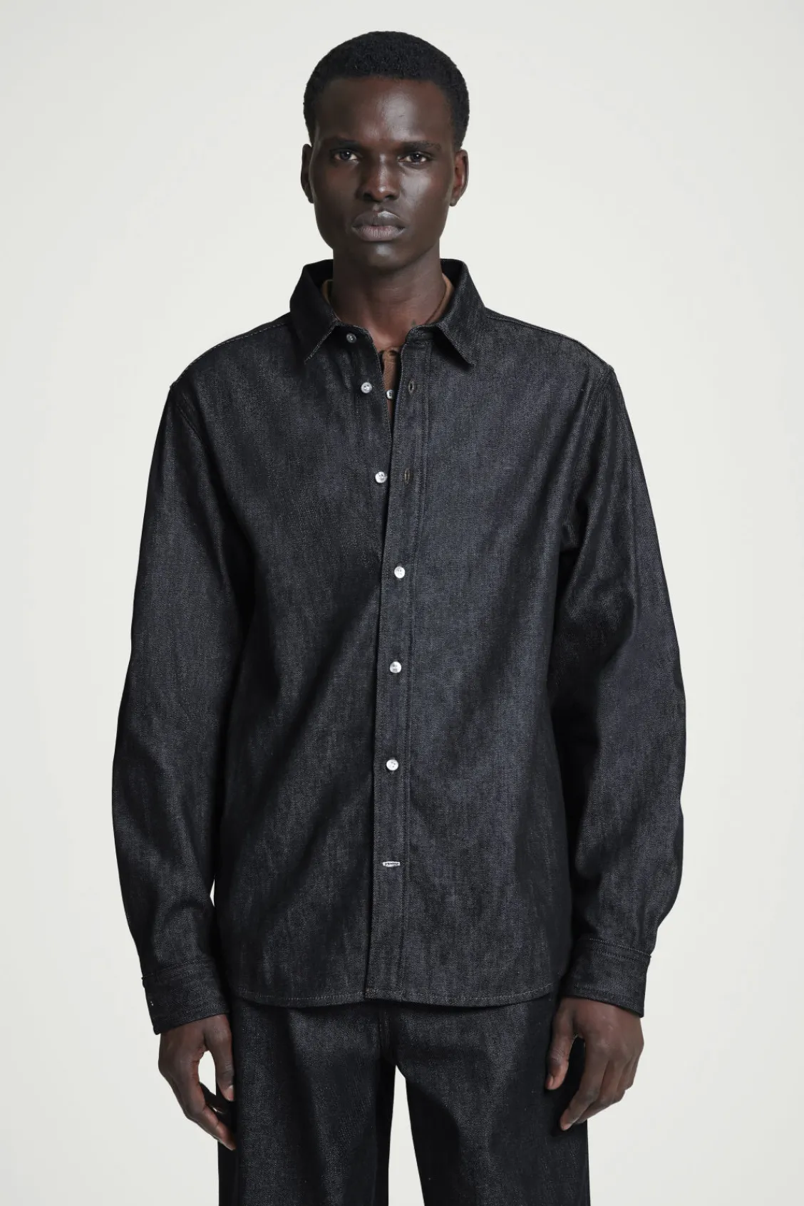 COS RELAXED DENIM SHIRT- Shirts