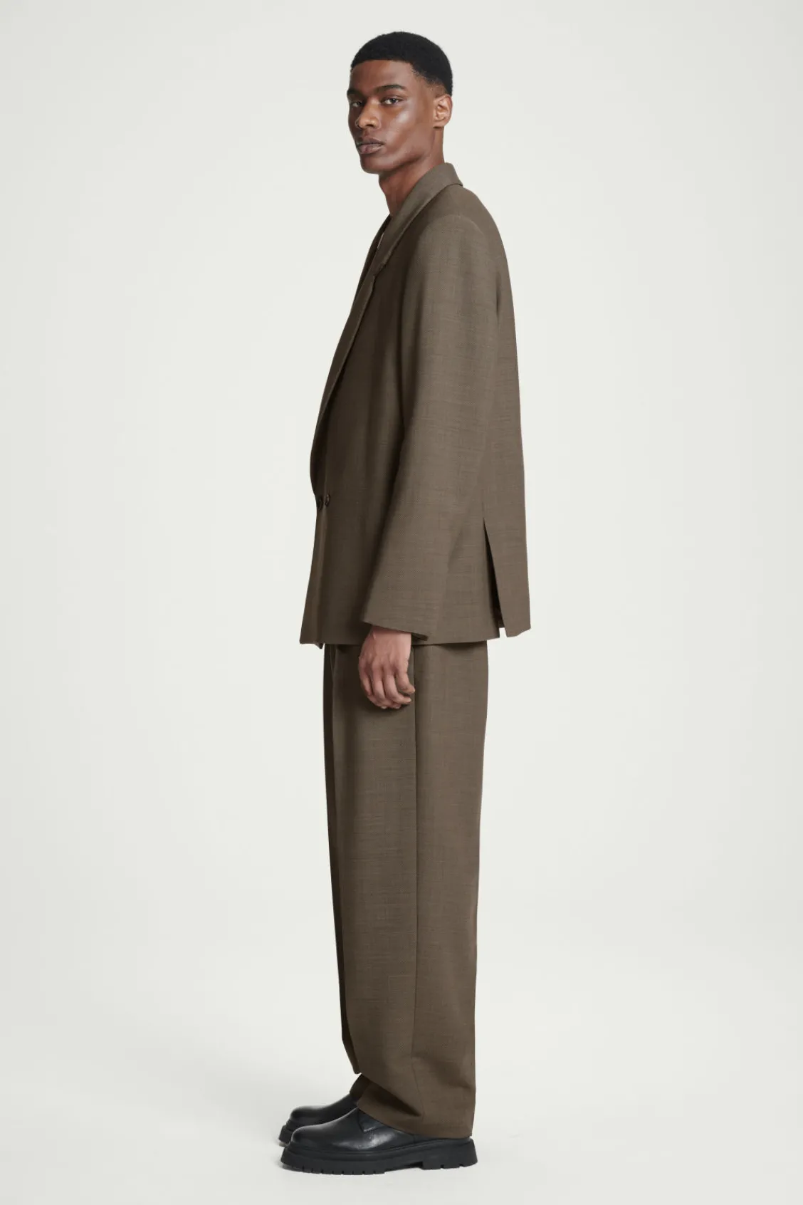 COS RELAXED DOUBLE-BREASTED WOOL-BLEND BLAZER- Coats & Jackets | Suits & Tailoring