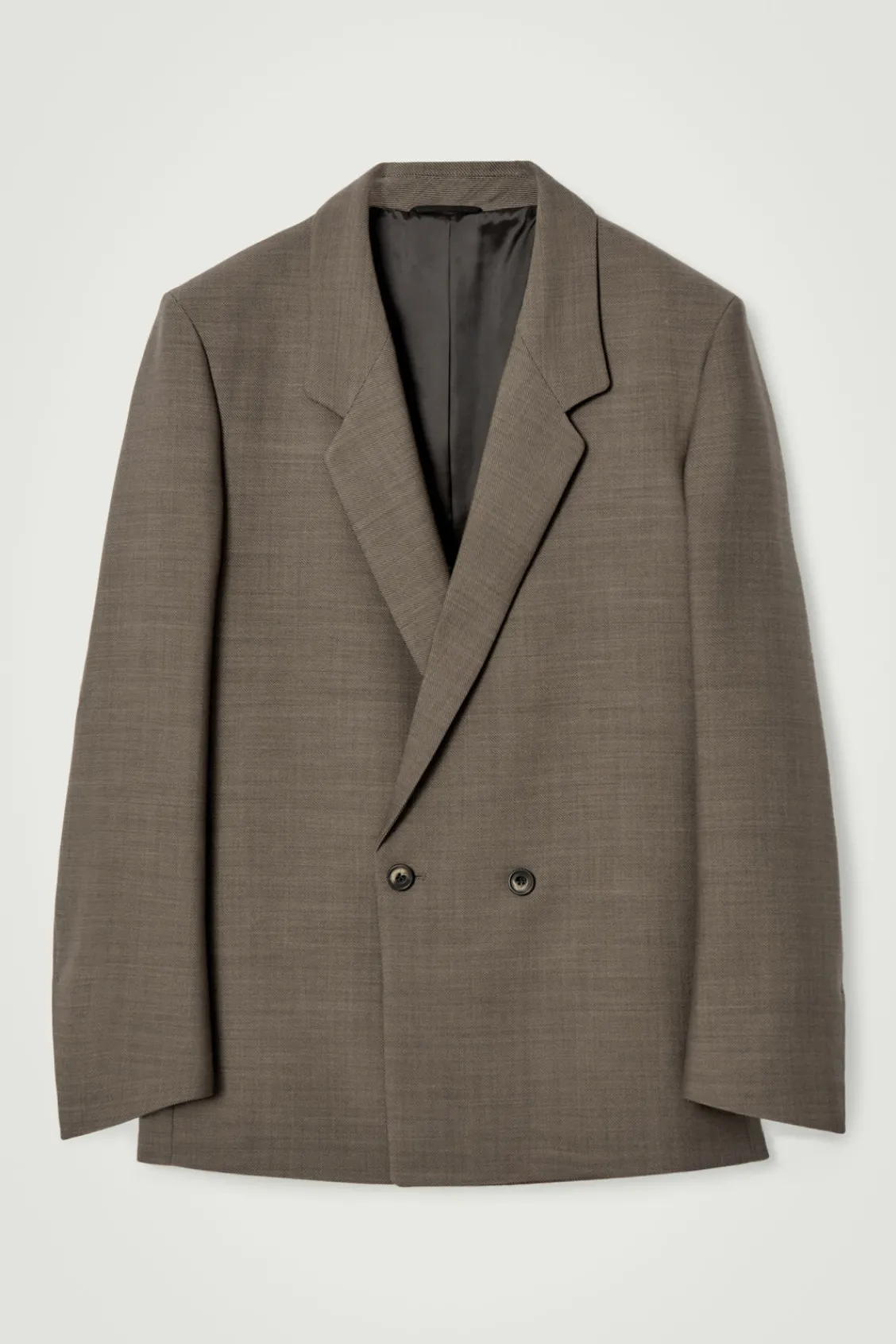 COS RELAXED DOUBLE-BREASTED WOOL-BLEND BLAZER- Coats & Jackets | Suits & Tailoring