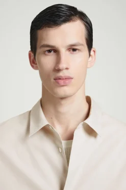 COS RELAXED DRAWSTRING COTTON SHIRT- Shirts