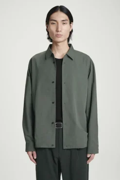 COS RELAXED DRAWSTRING COTTON SHIRT- Shirts