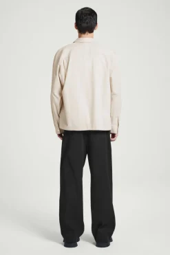 COS RELAXED DRAWSTRING COTTON SHIRT- Shirts